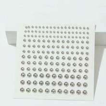 165/180 Stücke nicht-durchstochen Lippenkringe, wiederverwendbare selbstklebende Falsche Lippenkringe, Augenbrauen/Nasen-Piercing, Bauchnabel-Schmuck, Karneval/Party/Maskenball Accessoires