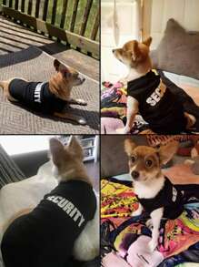 1pc Pet Safety Printed Breathable Tank Top, Suitable For Dogs And Cats - Made Of Year Round Knitted Polyester Fabric, Sleeveless Pullover For Medium, Small, Mini And Toy Breeds - Ideal For Poodle, Teddy Bear And Havanese