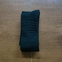 1/2 Pares de calcetines profesionales de fútbol americano, calcetines de tripulación extra largos para adultos con amortiguación acolchada y unicolor, para béisbol/fútbol