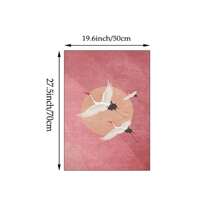 1 件飞鹤壁画粉色天空和太阳帆布印刷画波西米亚风鸟类海报异国鸟类装饰适用于卧室、客厅或办公室、宿舍、墙壁装饰礼物送给她无框 - 彩色 - 查看 7