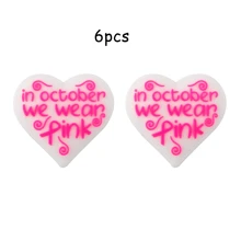 6 bucăți, margele focale din silicon, diferite stiluri, inclusiv margele focale din silicon cu panglici, potrivite pentru realizarea manuală de bijuterii, pixuri cu mărgele, pandantive cu breloc, pandantive pentru genți, etc., sortiment de margele și margele