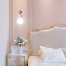 1pc moderne minimalistische kalebasvormige LED-plafondlamp met 3-kleuren veranderende functie - Perfect voor het decoreren van woonkamer, slaapkamer en gang, geen schakelaar, geen afstandsbediening