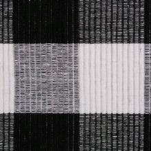 Mantel Cuadrado de Algodón DII, 1.32 x 1.32, Servilleta, Cuadros de Búfalo Rosa y Blanco, Servilleta, 1 - Blanco y negro - Ver 3