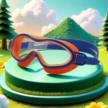 1 副防雾、防水、高清大框硅胶游泳镜