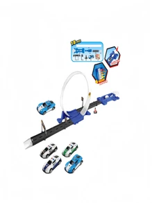 14pcs/18pcs/23pcs/32pcs Children Metal Alloy Racing Car Track Toy Set With 360 Degree Loop, Indoor Outdoor Interactive Playset, Suitable For 3-12 Years Old Boys And Girls, Christmas Gift (Random Car Styles And Colors) - Multicolor - View 13