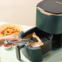 Betreasure 50-150pcs/Pack Non-Stick Air Fryer Liners, Suitable For Most Air Fryer Models, Oil Absorbing Baking Paper For Grilling/Baking/Frying Foods, Perfect For Various Festivals