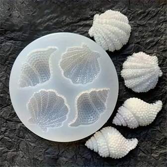 1pc Seashell Shaped Silicone Mold