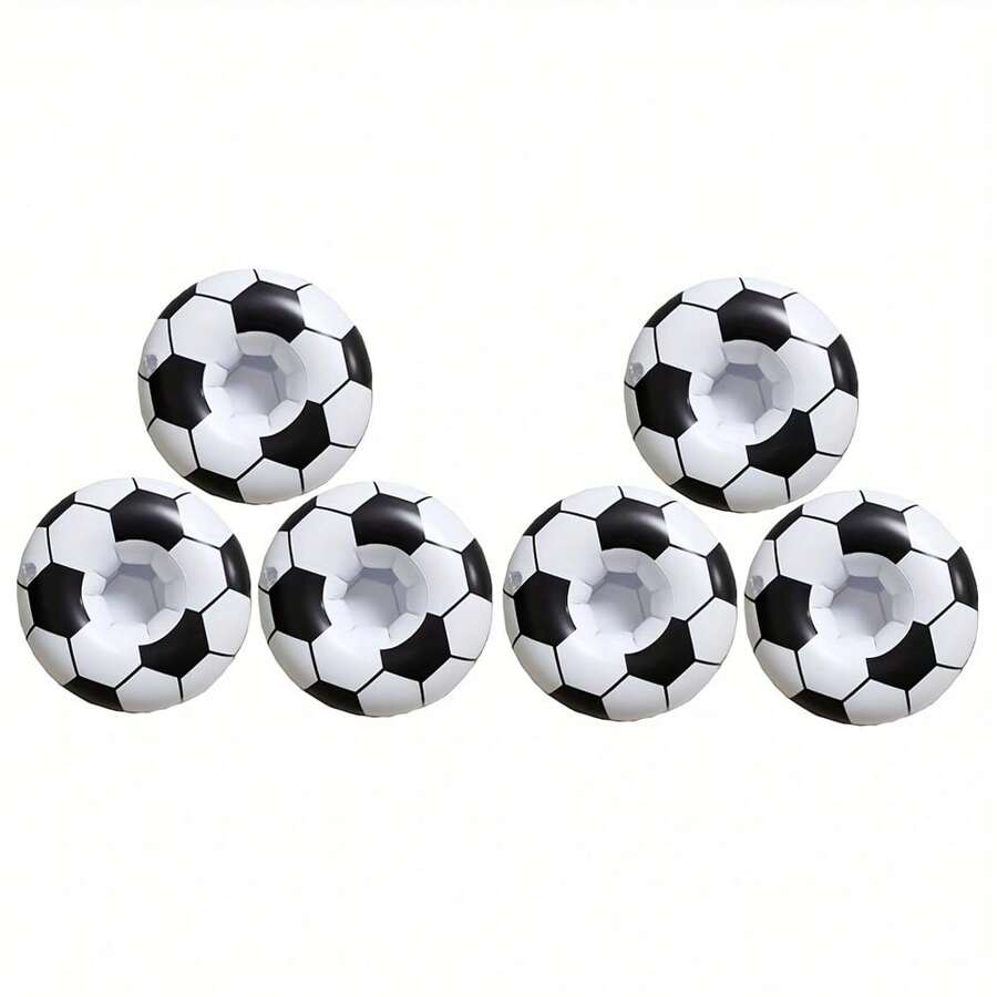 6 Pcs Inflatable Pool Drink Holders Pool Floats Cup Holders Floating Coasters Drink Floats Inflatable Cup Coasters For Adults Swimming Pool Floats Decoration Summer Pool Party