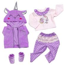ZAPF Doll Clothes Animal Cartoon Cute Winter Series Doll Outfit Set For 16-18 Inch Dolls - Multicolor - View 15