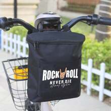 1pc Waterproof Electric Bicycle Storage Hanging Bag, Practical Front Mounted Storage Organizer - Multicolor - View 4