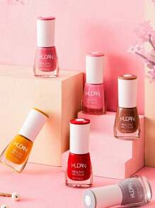 8mL Summer Breathable Nail Polish, Water-Based Gel, Long-Lasting, No Lamp Needed, Peelable, Quick Dry, Popular Colors, For Fingernails And Toenails