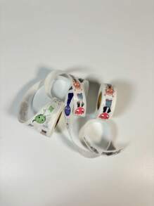 Cardboard Box Curly Sticker Sprunki Game Accessories, Cartoon Cute Decorative Scrapbooking Supplies, Perfect Gift Surprise For Kids - Multicolor - View 6