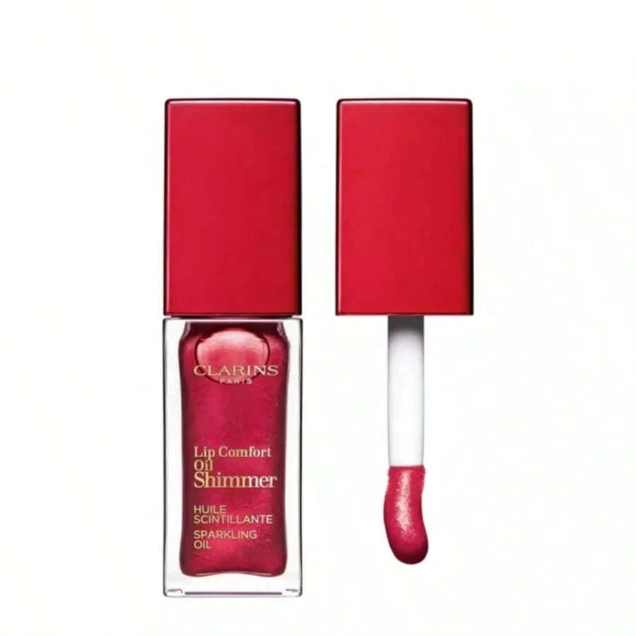 Clarins - Lip Comfort Oil Intense 07 Intense Red (7ml) - Clear - View 1