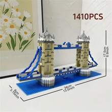 Bộ xếp hình 3D mô hình tháp Big Ben thu nhỏ 3600 mảnh, món quà sinh nhật hoặc quà tặng ngày lễ lý tưởng cho các kiến trúc sư nhí, giúp tăng cường kỹ năng nhận thức, được làm từ chất liệu ABS, nhiều màu sắc, dành cho độ tuổi 14+. - gói túi - Xem 13