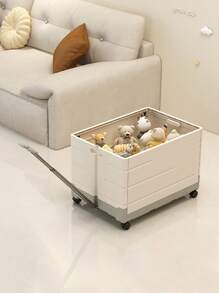 1pc Storage Box Household Artifact Large Capacity Toy Sorting Storage Box Cover Folding Student Book Storage Cabinet Basket