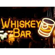 1pc In Customized Split Neon Lights With Personalized Text For Beer. Exclusive Neon Lights For Beer. For Bars, Parties, Gardens, Living Rooms. - Yellow - View 4