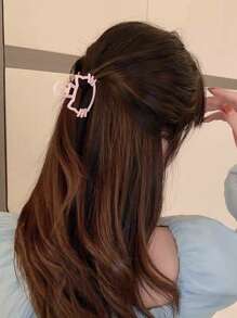 41 件红色和粉色柔软弹性发带，多色可爱卡通风格发带套装，适合女孩的发饰 - 彩色 - 查看 9