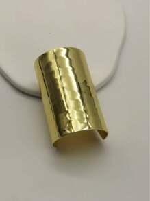 1 Pc Ponytail Holder Hair Clips Metal HighPonytail Hair Cuff Simple Cylinder Hair BuckleBarrettes French Decorative Hair Ring For LongHair Horsetail Accessories For Women,Hair Barrettes, School Stuff