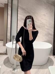 1 件欧美时尚金属装饰迷你盒式手拿包，迷人金属饰边女士派对手提包，优雅奢华的晚礼服，皮革设计派对/婚礼/舞会手拿包配金属链