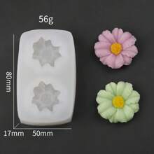 Morbida moletta in silicone a forma di fiore, accessorio decorativo C e moldavo dessert