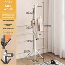 1pc Simple Clothes Hanging Shelf Floor Simple Bedroom Clothes And Hat Rack Household Clothes Storage Rack, Bedroom Decor, Room Decoration Stuff, Simple, Spring Break, Opulessaboho Vibes, Premium Style, Mother's Day, Spring, Spring Decor, Boho, Adjustable & Movable Organizer Storage Shelf