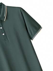 Heren poloshirt met kraag voor de lente/zomer, zakelijk/casual T-shirt met korte mouwen, kantoor-/feest-/evenementkleding