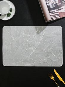 1-8pcs Simple Rectangular PVC Placemats, Washable, Easy Clean, Wipeable, Non-Slip, Heat-Resistant, Dining Table Mats, Sweet Reverie, Elegant Placemats, Tabletop Setting, Kitchen Dining Mat, Holiday Wedding Decor - Multicolor - View 5