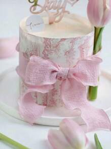 2,5 cm plisowana wstążka wysokiej jakości elastyczna kołnierzowa plisowana wstążka do pakowania ciasta pudełko na urodziny wstążka prezent opakowanie na prezent wstążka warkocz do włosów opakowanie na ciasto kokarda DIY świeży bukiet kwiatów prezent wstążka kwiatowa