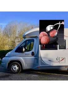 1pc Stainless Steel Meatball Maker Tool, Nonstick Meatball Shaping Spoon For Making Meatballs, Fish Balls Or Rice Balls - Silver - View 3