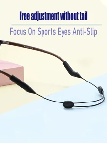 Adjustable Sports Glasses Straps, Silicone Glasses Buckles, Anti-Slip Glasses Frames, Retractable Sports Glasses Lanyard, Adjustable Tailless Glasses Straps, Sports Sunglasses Straps, Women's Glasses Accessories, Anti-Lost Glasses Straps, Comfortable And Practical Glasses Frames For Active Lifestyles