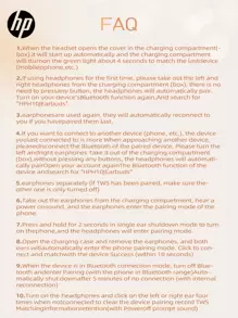 HP 无线耳机，真无线降噪耳机，兼容苹果、安卓等设备，配有充电盒，理想的圣诞礼物（绿色） - 綠色 - 查看 11