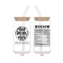 1 件定制名字玻璃水杯，“教师节快乐”印刷家用日常饮用咖啡杯、惊喜杯、新年礼品杯、生日礼物、情人节礼物，适合家人、朋友和恋人 - 多色 - 查看 11