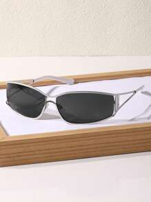 Women Geometric Exquisite All-Match Never Outdated Classic Technological Elegant Party Fashion Glasses For Daily Life Street-Photography Vacation Outfits Outdoor Casual Activities Mountaineering Skiing Accessories