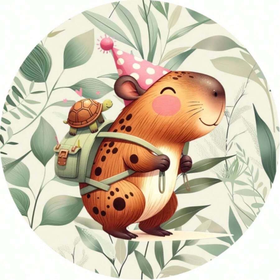 Round Party Panel With Elastic 1.50m Capivara - CAA0019 - Ver 1