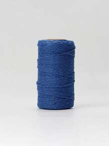 Sznurek do makramy 2 mm x 100 m, Kolorowa lina skręcana, Lina bawełniana, Przędza makramy do zawieszek ściennych, Wieszaki na rośliny, Rękodzieło, Projekty dekoracyjne DIY