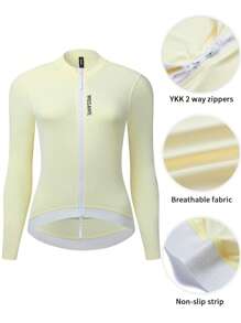 WOSAWE Women's Tight Fitting Breathable Cycling Jersey For Road Bike Riding, Spring/Summer - Purple - View 1