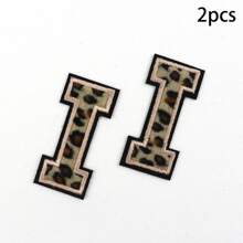 (A-Z) Leopard Letter Patches On Chenille Iron, Alphabet Patches On Alphabet Embroidered Clothing, Dresses, Hats, Jeans, Shoe Bags, DIY Supplies, Leopard,Grandma Mother's Day Gift,Mother's Day