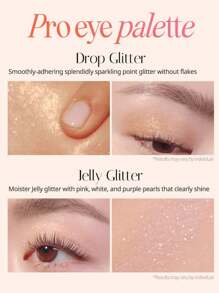 Clio Paleta de sombras de ojos profesional, sombras de ojos 20 suaves y holgadas, maquillaje coreano, mate, brillo, purpurina, perlas falsas, muy pigmentado, de larga duración, K-Beauty, maquillaje coreano - 20 Pata suave y perezosa - Ver 6