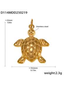 1pc Unique Stainless Steel DIY Pendant, Multiple Designs Available, Suitable As A Creative Gift For Friends