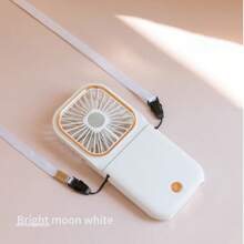 Ventilatore palmare portatile mini - Ventilatore personale con supporto per telefono, supporto ricarica telefono tramite Type-C, ventilatore multifunzione con controllo della velocità infinita, raffreddamento a semiconduttore, raffreddamento rapido, ventilatore compatto tascabile, regalo essenziale per viaggi estivi, all'aperto, spiaggia, università, festival musicali