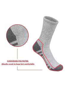 1 Par / 5 Pares / 10 Pares / 15 Pares / 20 Pares Meias Masculinas de Cano Médio, Meias Unissex Antimicrobiana, Absorventes de Umidade e Respiráveis, Adequadas para Corrida, Exercícios, Jogos de Bola, Ciclismo e Uso Diário