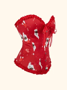 Women Strapless Backless Shapewear Bustier Top - Multicolor - View 3