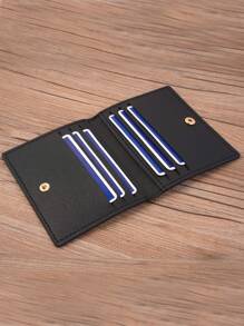 Unisex Slim Credit Card Holder Wallet, PU Leather Travel ID Case, Card Organizer Pouch, Suitable For Teens, Casual, Outdoor, Athletic, Travel, Graduation Gifts, Birthday Accessories