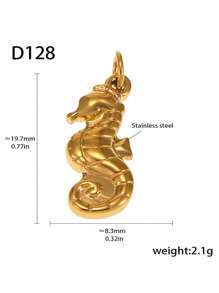 1pc Unique Stainless Steel DIY Pendant, Multiple Designs Available, Suitable As A Creative Gift For Friends