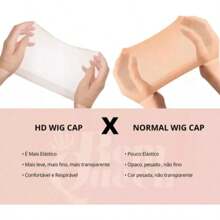 HD Invisible Wig Cap For Lace Wigs With 2 Units - 米色 - 查看 2
