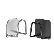 1/2/4 Pcs Stainless Steel Sink Sponge Holder, Self-Adhesive Dish Drying Rack, Dishrag Ball Filter Sink Cover Storage Rack, Kitchen Wall-Mounted Hanging Hook Storage Rack, Stainless Steel Hooks, Suction Cup Hooks Suitable For Kitchen, Bathroom, Door, Wall, Boho Style, Easy To Install, Home And Kitchen Storage Accessories