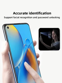 3Pcs Privacy Screen Protector Compatible With OPPO [Anti-Spy Tempered Glass], Ultra HD, Anti-Scratch, Bubble-Free, Easy Install 9H Protective Glass Compatible With Samsung Galaxy Gift For Birthday, Family, Friends Phone Screen Protector, Phone Accessories Waterproof Shockproof Anti-Fall Anti-Fall Anti-Fingerprint Full Cover - Dark Grey - View 6