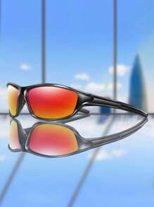 Fashion Sport Glasses For Women And Men Cycling Glasses Running Glasses, Classic Square Frame Shades For Cycling, Running, Hiking, Shopping, Selfie, Party, Travel, Beach, Vacation. Easy Comfort Casual Outfits Outdoor Cycling Glasses For Summer Beach Vacation, Outdoor, Travel Autumn Accessories Goggles