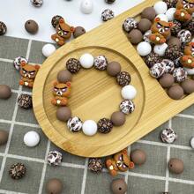 30 יחידות סט חרוזי סיליקון בעלי חיים מקסים - ערכת יצירה עשה זאת בעצמך - מתאים לתכשיטים, מחזיקי מפתחות ועיצוב הבית - מושלם לשרשראות, צמידים ונעלי קסמי - סט חיות כועס תלת מימד - ראה 8