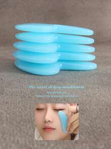 1 pieza/2 piezas Juego de masaje facial, Rodillo doble, Raspador triangular Juego de herramientas de masaje corporal, Azul , Belleza, Productos de cuidado de la piel, Spa, Autocuidado, Herramientas de cuidado de la piel, Cuidado facial, Suministros de esteticista, Masaje, Herramienta de masaje facial, Rodillo facial